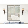 American Made Rayne Alpha Black Wall Mirror