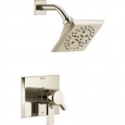 Delta T17299 Pivotal Shower Trim Package with H2Okinetic Shower Head Less Rough-