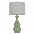 26.5-inch Green Ceramic Table Lamp