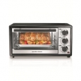 Hamilton Beach Black 6-slice Capacity Toaster Oven w/ Broiler