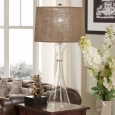 Ingram Clear Glass 1-light Accent Table Lamp iNSPIRE Q Modern