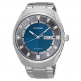 Seiko Men's Recraft Automatic SNKN73 Stainless Steel Blue Dial Watch