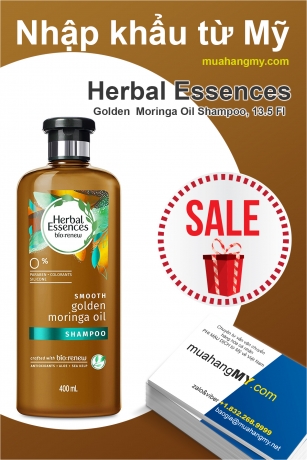 Herbal Essences Golden Moringa Oil Shampoo, 13.5 Fl