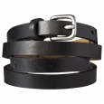 Merona Black Skinny Belt - S