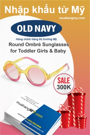 Round Ombré Sunglasses for Toddler Girls & Baby 