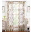 Brielle Aurora Sheer Rod Pocket Curtain Panel