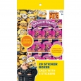 20ct Valentine's Day Despicable Me Minions Stickers, Multi-Colored