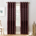 Sun Zero Elidah Velvet Medallion Blackout Grommet Curtain Panel