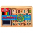 T.S. Shure Artsy Alphabet Wooden Stamp Set