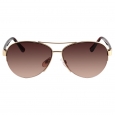 Women's Oversized Aviator Sunglasses - Gold
