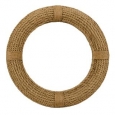 Brown Rope Round Mirror