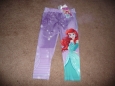 Disney Princess Toddler Girl Little Mermaid Leggings Size 3t -