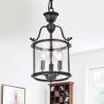 Carlota 3-light Clear Glass Foyer Pendant Chandelier