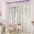 Drop Beaded Chain String Curtain Voile Net Panels for Room Divider