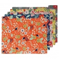 8 packs of 5 Office Supply File Folder Floral Print - Bullseye's Playground, Mul