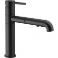 Delta Trinsic Single-handle Pull-out Matte Black Kitchen Faucet