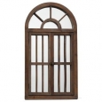 Window Mirror - Dark Brown