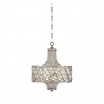 Savoy House Silver Lace 3-light Mini Chandelier