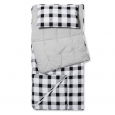 Buffalo Check Convertible Sleeping Bag Black & White - Pillowfort&153;