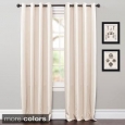 Lush Decor Jamel Blackout Curtain Grommet Top Panel Pair (As Is Item)