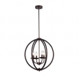 Chloe Industrial 4-light Oil Rubbed Bronze Pendant