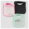 Baby Girls' 3pk Owl Bib - Just One You Made by Carter's Mint, Mint Owl