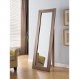 Splendid Accent Mirror With Frame Leg, Light Brown - Light Brown - N/A