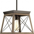 Briarwood Collection Antique Bronze Steel 1-light Pendant