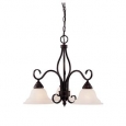 Oxford English Bronze 3-light Chandelier