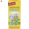 Glad Odorshield Gain Original Quick-tie Small Trash Bags 4 Gallon 26 Count