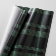 Plaid Gift Wrap - Black/Green - Hearth & Hand with Magnolia