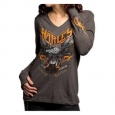 Harley-Davidson Women's Heating Things Up Embellished Long                          Sleeve Tee 5U15-HD06