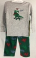 Cat & Jack Toddler Boys Dinosaur T-rex Christmas Pajama Set - 18m