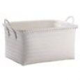 Large Woven Rectangular Storage Basket - White - Room Essentials