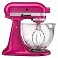 KitchenAid KSM155GBRI Raspberry Ice 5-quart Artisan Tilt-Head Stand Mixer