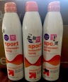 Target Brand Family Size Sport Spray Sunscreen Spf-30 - Lot Of 3