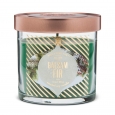 Small Jar Candle Balsam Fir 4oz - Signature Soy, Dark Green