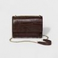 Women's Chain Flap Crossbody Handbag - A Day Brown