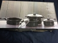 Micro World Cookware Set - Black Carbon Steel - 7-pc.