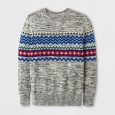 Boys' Fairisle Pullover Sweater - Cat & Jack Gray XS
