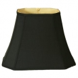 Royal Designs Rectangle Cut Corner Lamp Shade, Black, 4 x 6 x 7 x 10 x 8.25 (As Is Item)