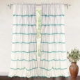 DriftAway Pom Pom Ruffle Window Curtain, 1 Panel