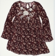 Women's Embroidered Babydoll Dress - Xhilaration (juniors') Plum M