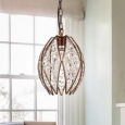 Graziel Dark Bronze 1-light Pendant Light