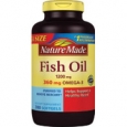 Nature Made Fish Oil Mega Size 1200 mg - 300 Liquid Softgels