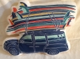 Car & Surf Boards Throw Pillow (15"x12") Blue - Pillowfort&153;