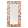 Sliced Rustic Multicolored Wood Mirror