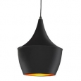 Dainolite 1-light Pendant in Matte Black Gold