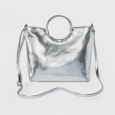 Women's Ring Satchel - T-shirt & Jeans Silver