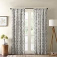 Madison Park Ella Curtain Panel Pair with Tiebacks (As Is Item)